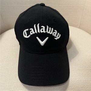 Callaway Hat Cap Strap Back Black White Epic Flash Apex Odyssey Golf Mens Adult